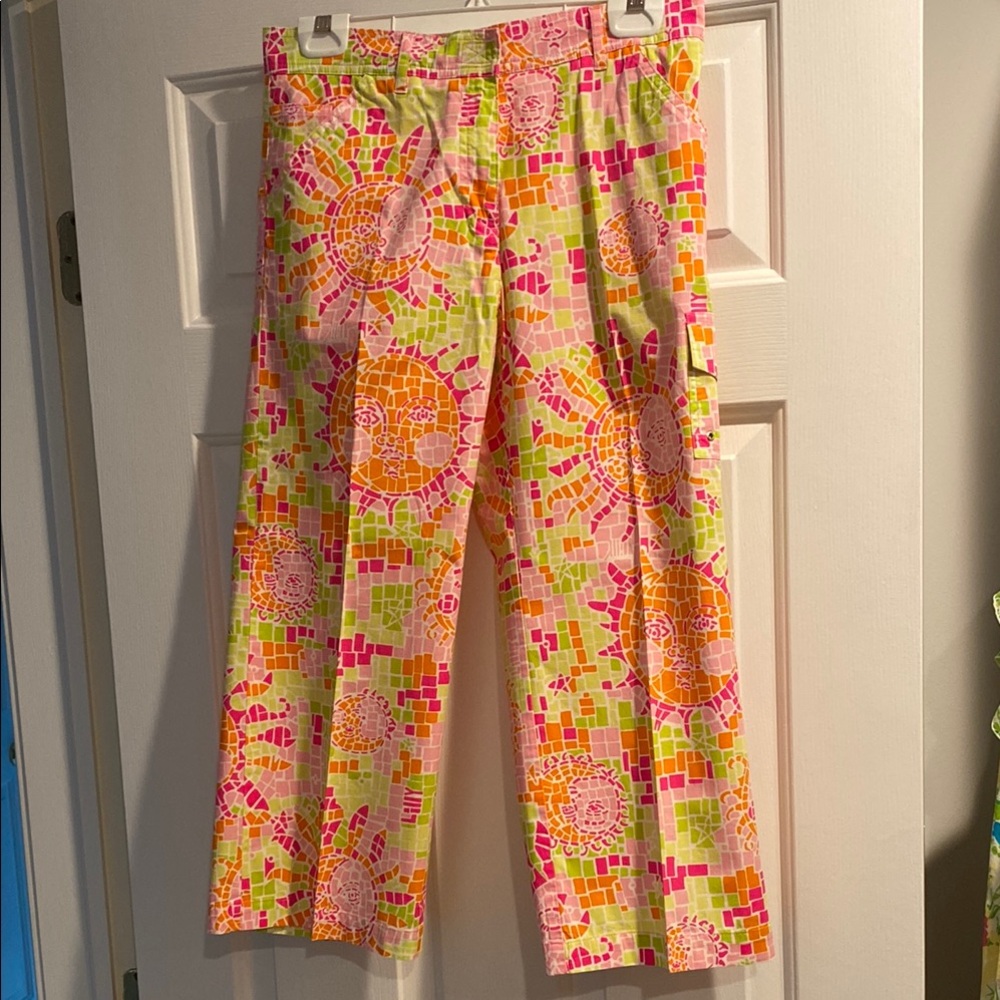 Lilly Pulitzer Colorful Mosaic Capris